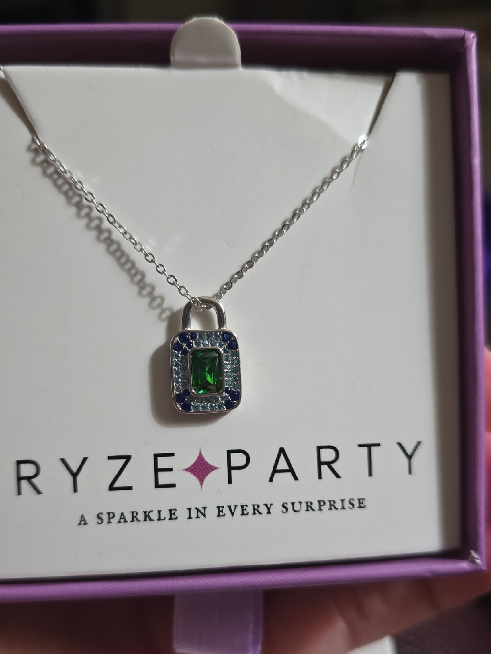New With Box Ryze Sterling Silver Necklace.